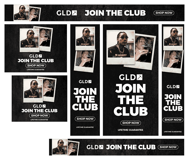 GLD Join Club Display Ad Set